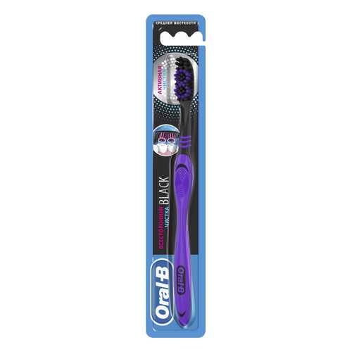 Зубная щетка Oral-B Neon Fresh Всесторонняя чистка BLACK Средней жесткости, 1 шт в Mirra