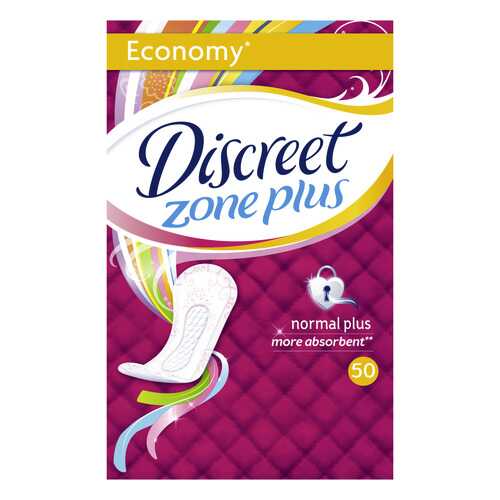Прокладки Discreet Plus ежедневные Normal Plus Trio 50шт в Mirra