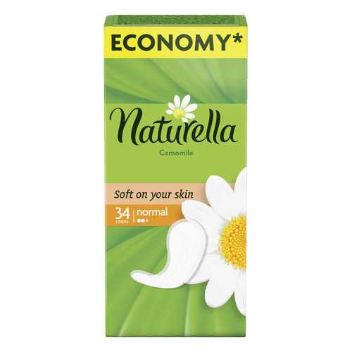 Женские гигиенические прокладки NATURELLA на каждый день Camomile Normal Duo 34шт в Mirra