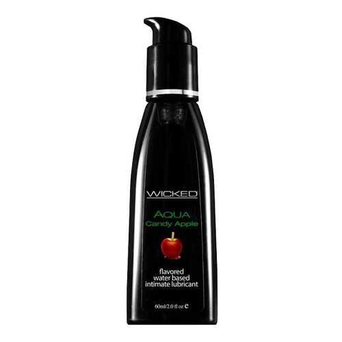 Лубрикант с ароматом сахарного яблока Wicked Aqua Candy Apple 60 мл. в Mirra