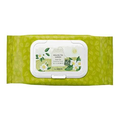 Салфетки очищающие The Saem Healing Tea Garden Green Tea с экстрактом зеленого чая 60 шт в Mirra