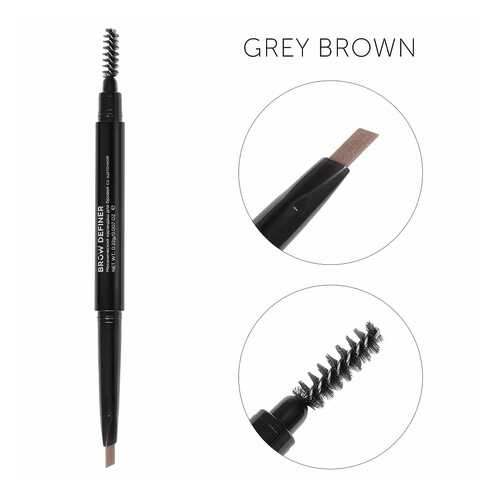 Карандаш для бровей Lucas' Cosmetics CC Brow Definer Grey Brown серо-коричневый в Mirra