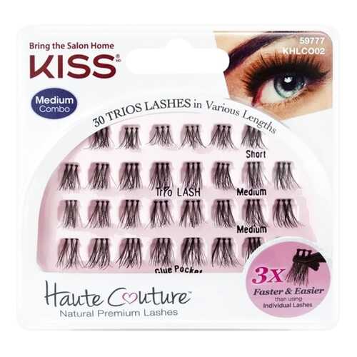 Накладные ресницы KISS Haute Couture Trio Lashes 30 шт 12-575 в Mirra