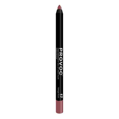 Карандаш для губ PROVOC Vintage Rose № 17 Коричнево-малиновый в Mirra