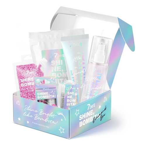 Набор для голографического мейка и ухода 7DAYS SHINE, BOMBITA! DIAMOND BOX № 502 в Mirra