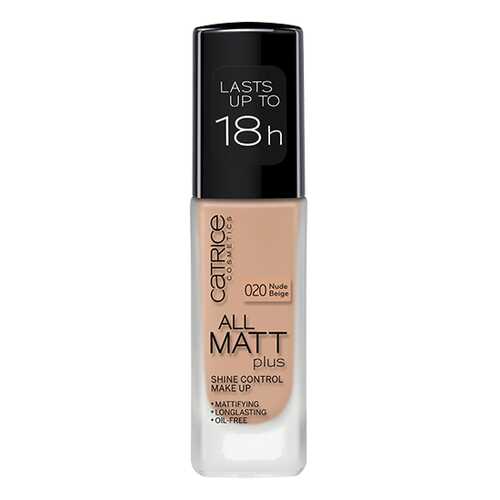 Тональный крем CATRICE All Matt Plus Shine Control Make Up Nude Beige №020 30 мл в Mirra