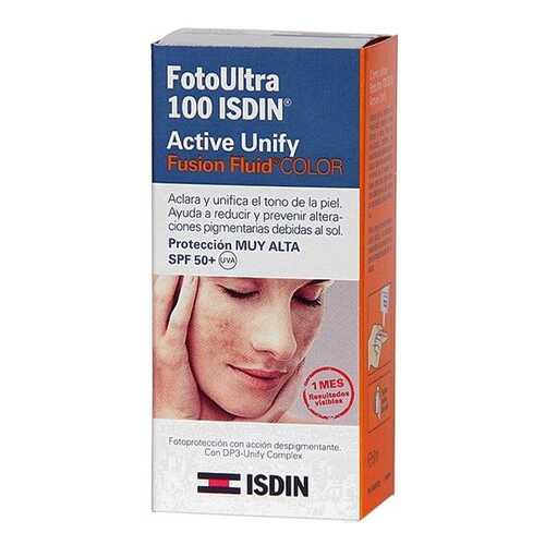 Тональный крем Isdin FotoUltra 100 Active Unify Fusion Fluid Color SPF 50+ 50 мл в Mirra