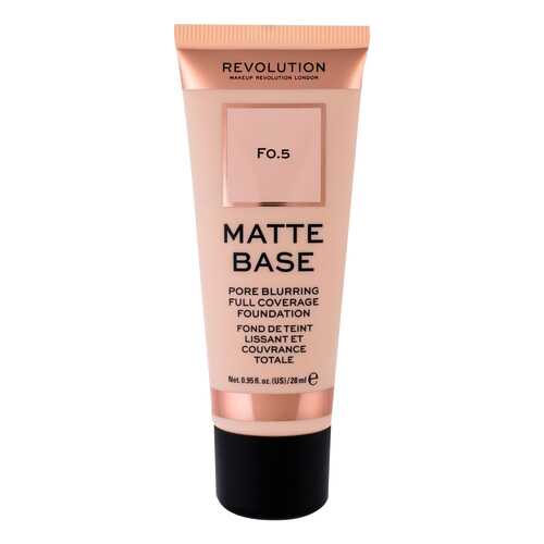 Тональный крем Makeup Revolution Matte Base Foundation F0.5 в Mirra