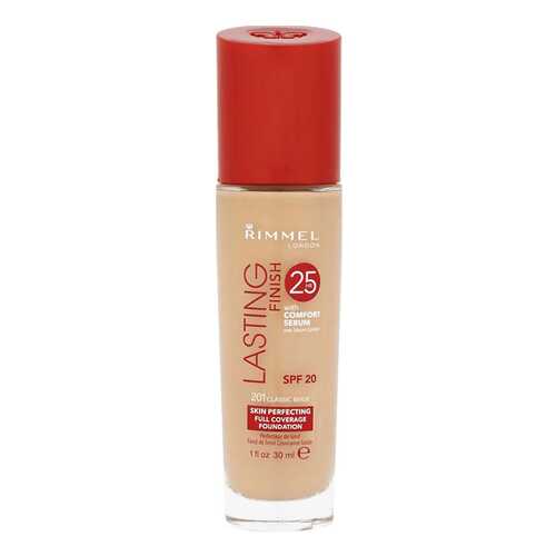 Тональный крем Rimmel Lasting Finish with Comfort Serum тон 201 30 мл в Mirra
