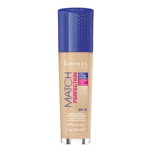 Тональный крем Rimmel Match Perfection Foundation тон 101 30 мл в Mirra