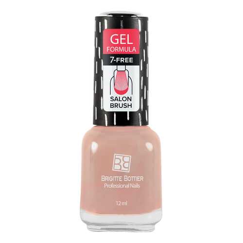 Лак с гелевым эффектом Brigitte Bottier Gel Formula тон 06 кремово-розовый, 12 мл в Mirra