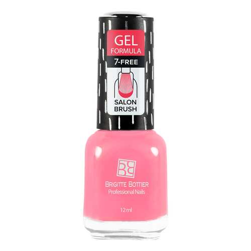 Лак с гелевым эффектом Brigitte Bottier Gel Formula тон 24 пастельно розовый, 12 мл в Mirra