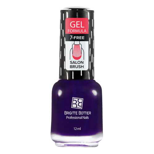 Лак с гелевым эффектом Brigitte Bottier Gel Formula тон 37 галактика (черно-синий), 12 мл в Mirra