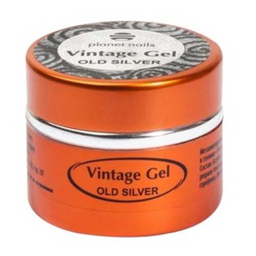 Planet Nails Гель-паста для чеканки Vintage Gel Old Silver в Mirra
