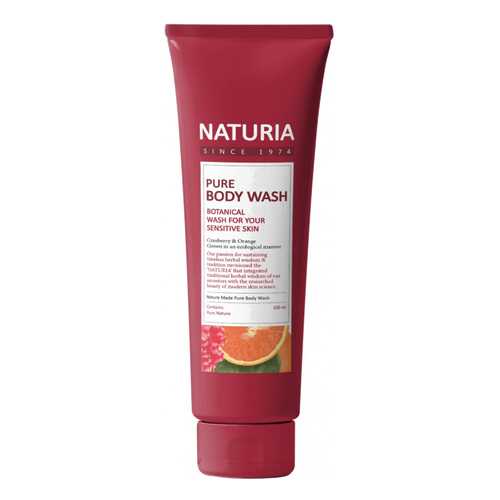 Гель NATURIA PURE BODY WASH Cranberry&Orange 100 мл в Mirra