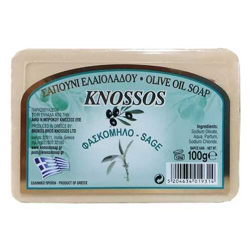 Мыло натуральное Knossos оливковое Шалфей 100 г в Mirra