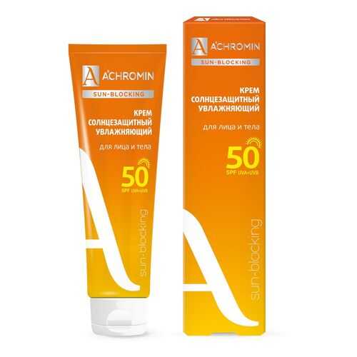 Крем солнцезащитный Экстра-защита Achromin для лица и тела SPF 50, 100 мл в Mirra