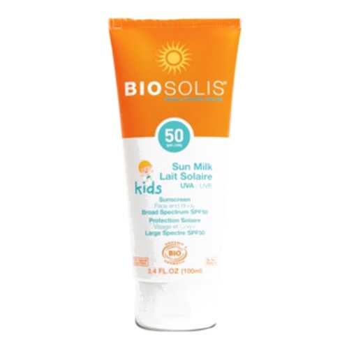 Молочко детское солнцезащитное для лица и тела Biosolis SPF 50+ 100 мл в Mirra