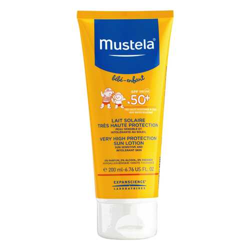 Солнцезащитное молочко Mustela SPF50 200 мл в Mirra
