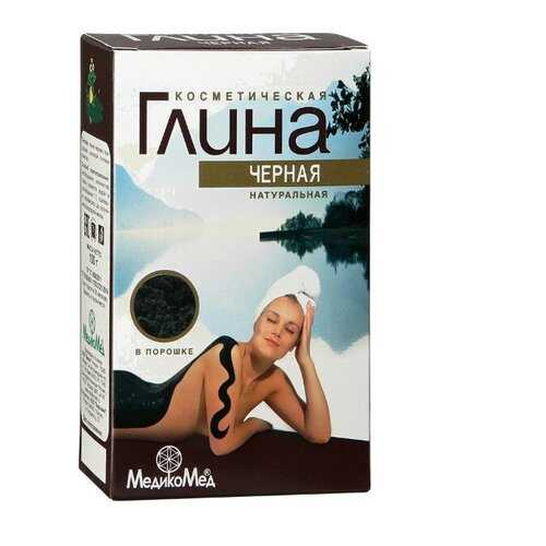 Глина черная косметическая 100 г, МедикоМед (коробочка) в Mirra