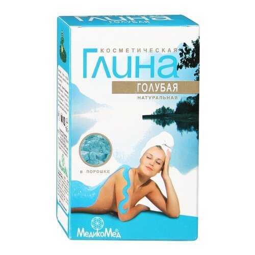 Глина голубая косметическая 100 г, МедикоМед (коробочка) в Mirra