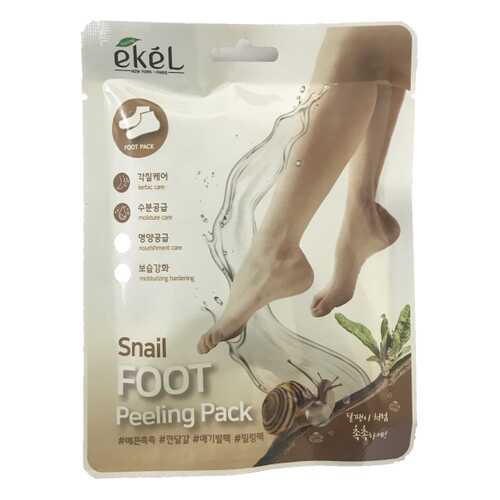 Пилинг-носочки с улиточным муцином Ekel Snail Foot Peeling Pack 40 гр в Mirra