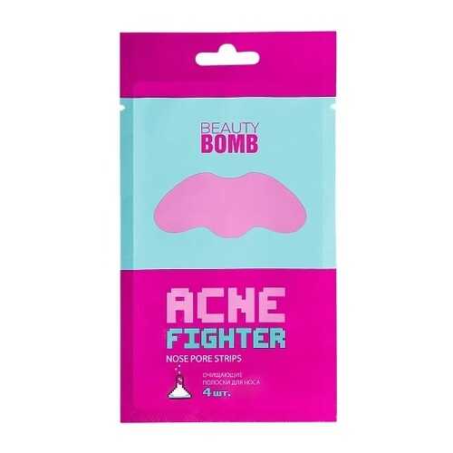 BEAUTY BOMB Очищающие полоски для носа ACNE FIGHTER 4шт в Mirra