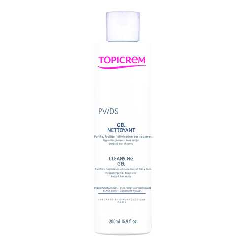 Очищающий гель Topicrem PV/DS Cleansing Gel 200 мл в Mirra