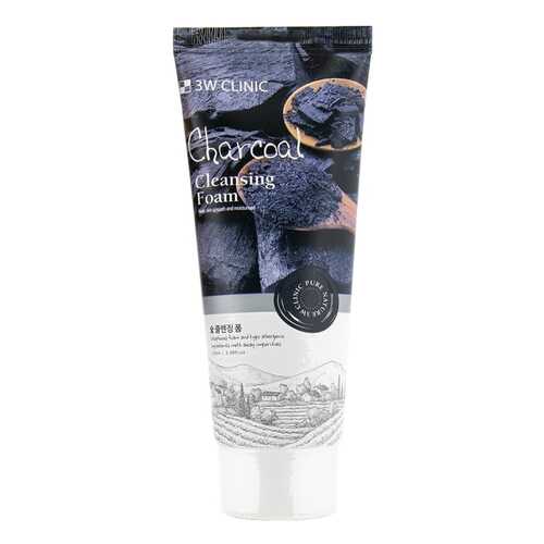 Пенка для умывания 3W Clinic Charcoal Foam Cleansing 100 мл в Mirra