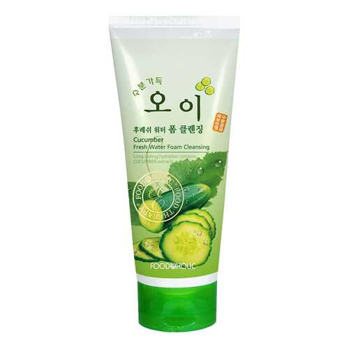 Пенка для умывания FoodaHolic Cucumber Fresh Water Foam Cleansing 180 мл в Mirra