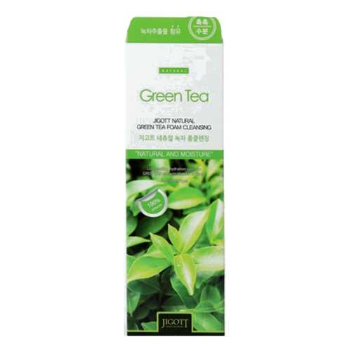 Пенка для умывания Jigott Natural Green Tea Foam Cleansing 180 мл в Mirra