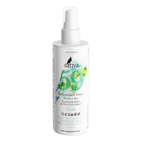 Тоник для лица Sativa №59 Антиоксидантный 150 мл в Mirra
