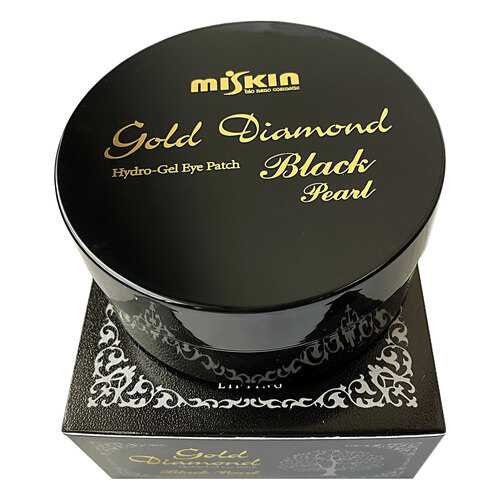 Патчи для глаз Miskin Gold Diamond Hydro Gel Patch Black 60 шт в Mirra