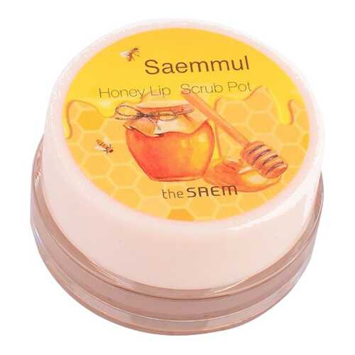 Скраб The Saem Saemmul Honey Lip Scrub Pot медовый в баночке для губ, 7 г в Mirra