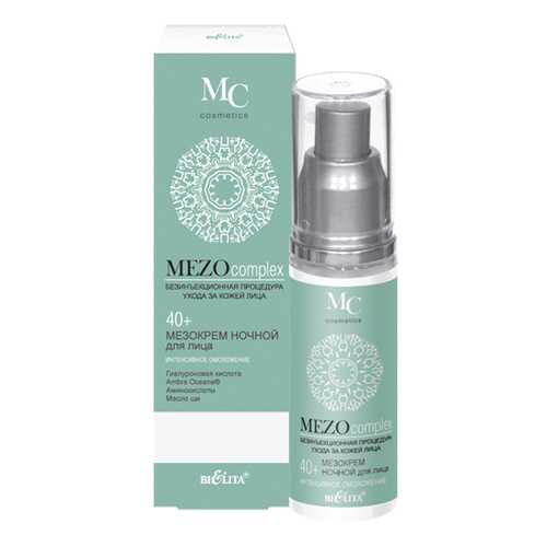 Крем для лица Белита MEZOcomplex Интенсивное омоложение 40+ Ночной 50 мл в Mirra