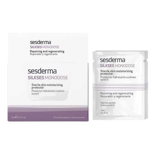 Крем для лица Sesderma Silkses Monodose Протектор увлажняющий стерильный 20 шт по 3 мл в Mirra
