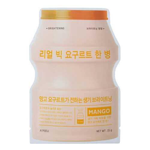 Маска для лица A'Pieu Real Big Yogurt One-Bottle Mango 21 г в Mirra
