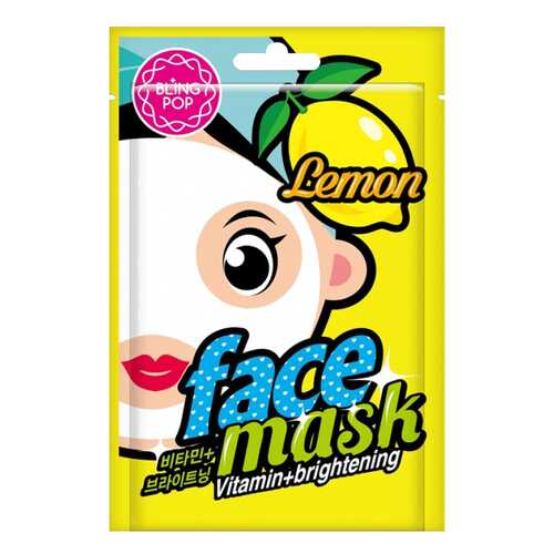 Маска для лица Bling pop Lemon Vitamin & Brightening Mask 20 мл в Mirra
