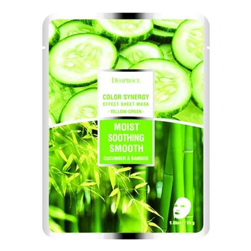 Маска для лица Deoproce Color Synergy Effect Sheet Mask Yellow-Green 20 г в Mirra