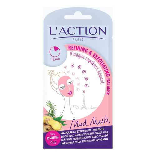 Маска для лица L'Action Refining & Exfoliating Face Mask 15 г в Mirra