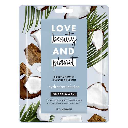 Маска для лица Love Beauty&Planet Волна увлажнения 1 шт в Mirra