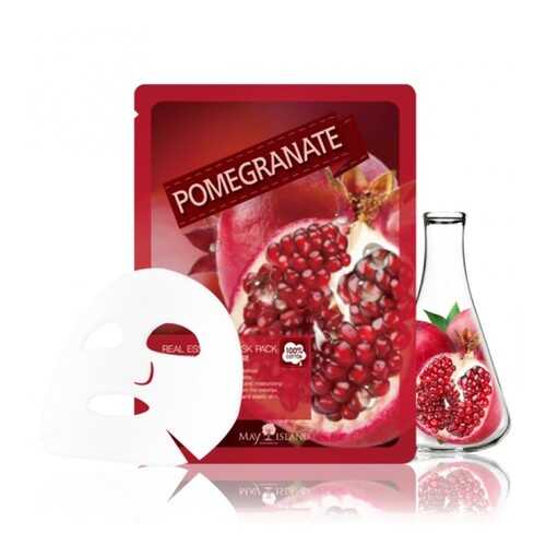 Маска для лица тканевая May Island Real Essence Pomegranate Mask Pack 25мл в Mirra