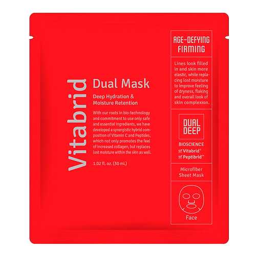 Маска для лица Vitabrid C12 Dual Mask Age-defying & Firming 30 мл в Mirra
