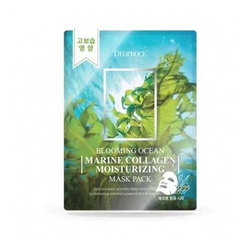 Набор из 5 масок для лица Deoproce Blooming Marine Collagen Moisturizing Mask Pack в Mirra
