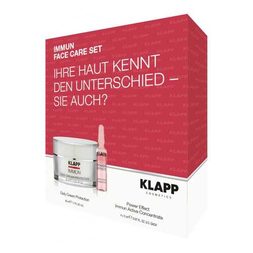 Набор косметики для лица Klapp Immun Face Care Set 2018 в Mirra