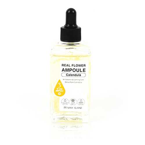 Сыворотка для лица May Island Real Flower Ampoule Calendula 100мл в Mirra