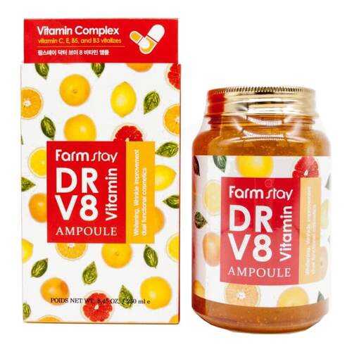 Сыворотка с витаминным комплексом FarmStay DR-V8 VITAMIN AMPOULE 250 мл в Mirra