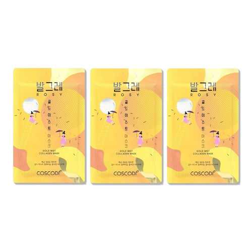 Тканевая маска COSCODI Rosy gold mist mask sheet 3 шт. в Mirra
