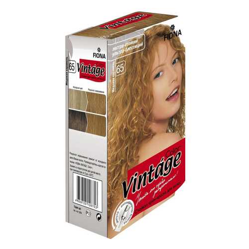 Краска для волос FIONA Vintage Color 65 Медовая карамель 180 мл в Mirra