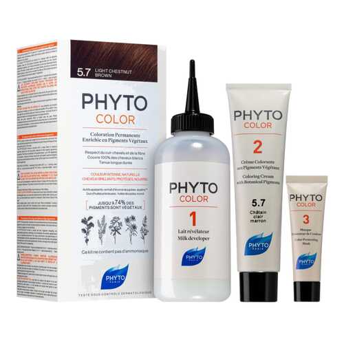 Краска для волос Phyto PhytoColor Permanent Coloring 5.7 Светлый каштан 40 мл в Mirra